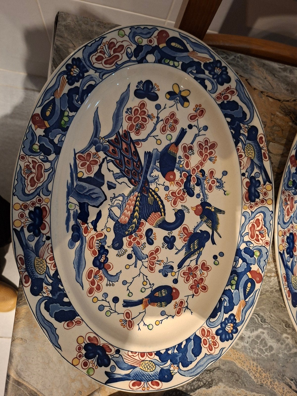 Assiettes ovales Epiag/Pirkenhammer, Enlèvement ou Envoi
