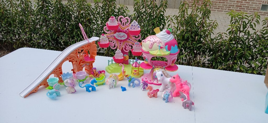 My Little Pony Ponyville kermis, Ophalen, Gebruikt