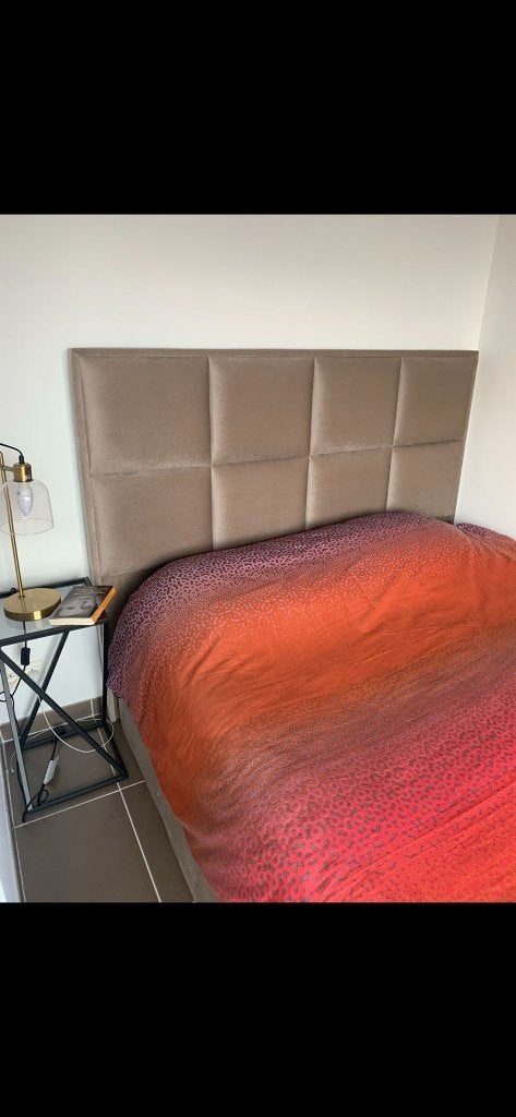 Boxspring, Ophalen, Klassieke, Beige, Tweepersoons