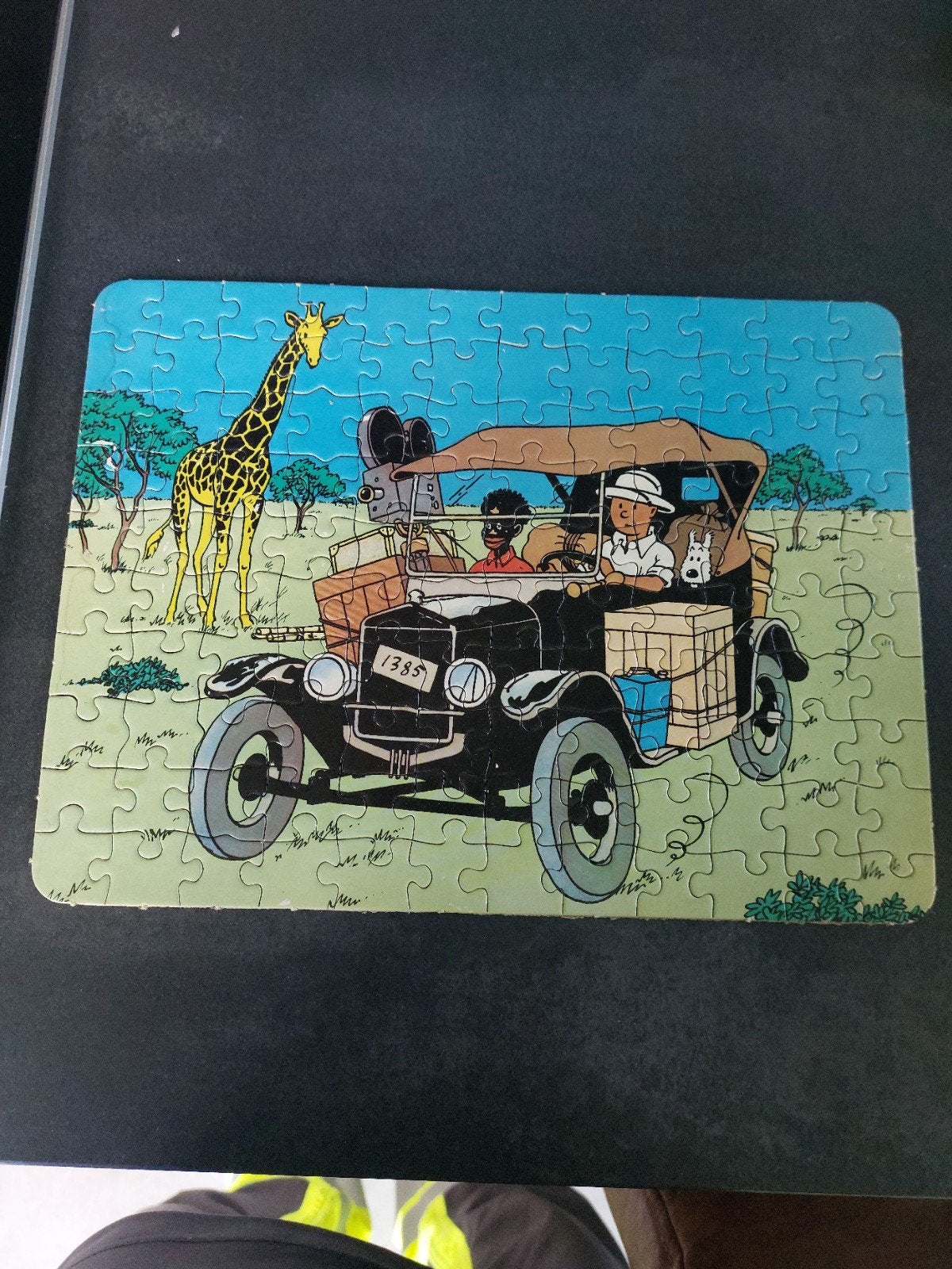 tintin au Congo, Enlèvement ou Envoi, Tintin