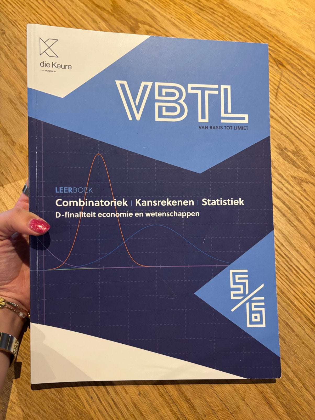 VBTL 5/6 - leerboek Combinatoriek, kansrekenen & statistiek, Verzenden, Zo goed als nieuw, ASO, Wiskunde A