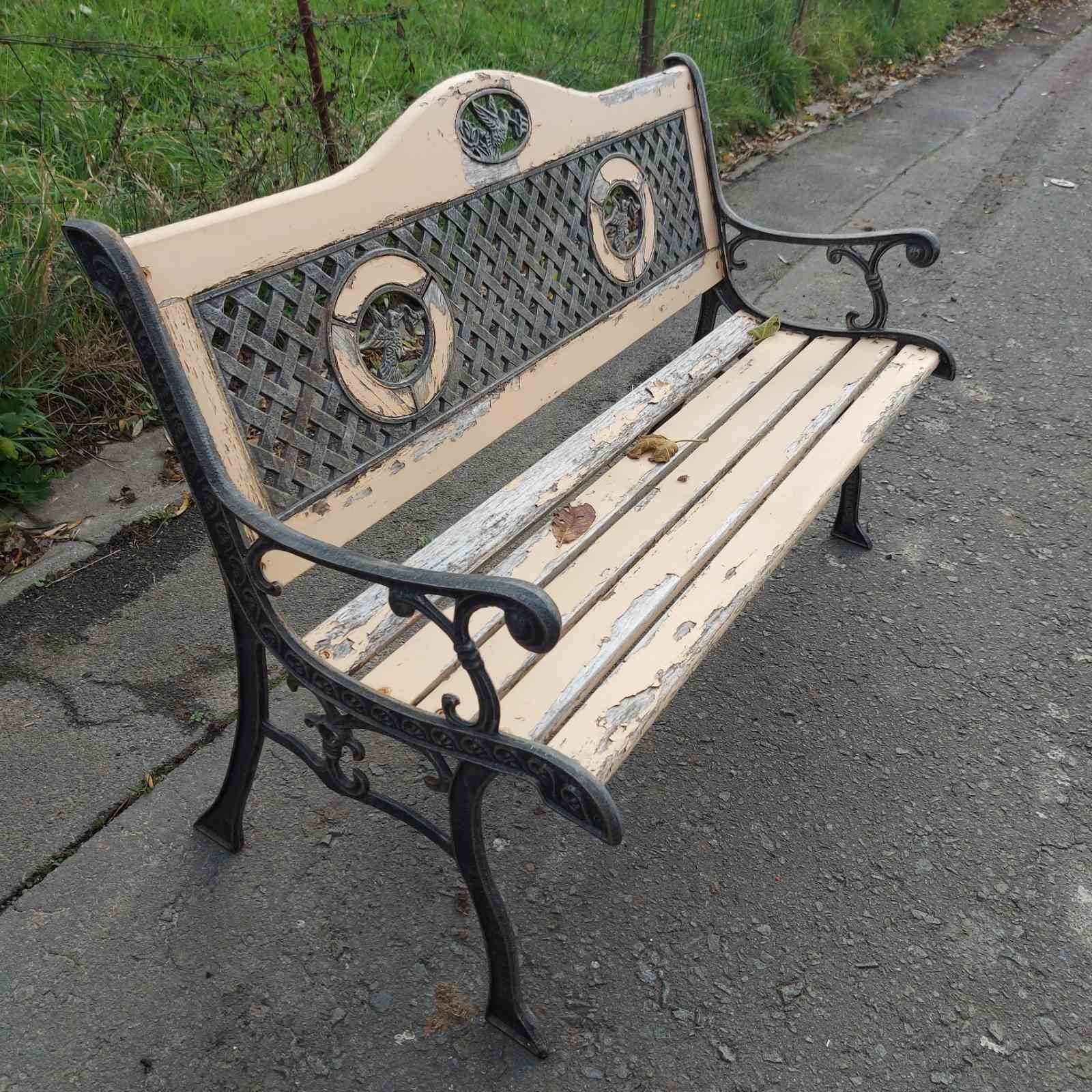tuinbank, Ophalen