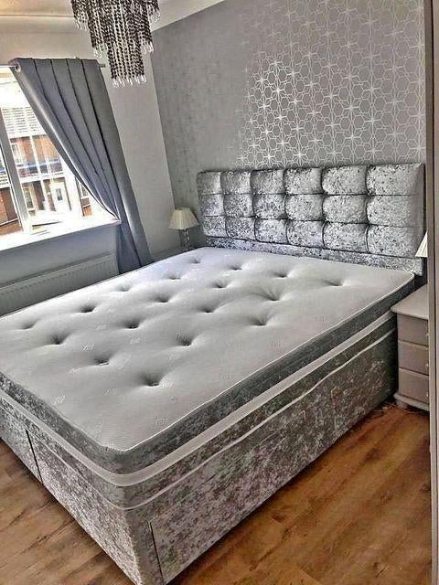 Luxe Bed met Hoofdbord – Perfect voor Elke Slaapkamer, Envoi, Noir