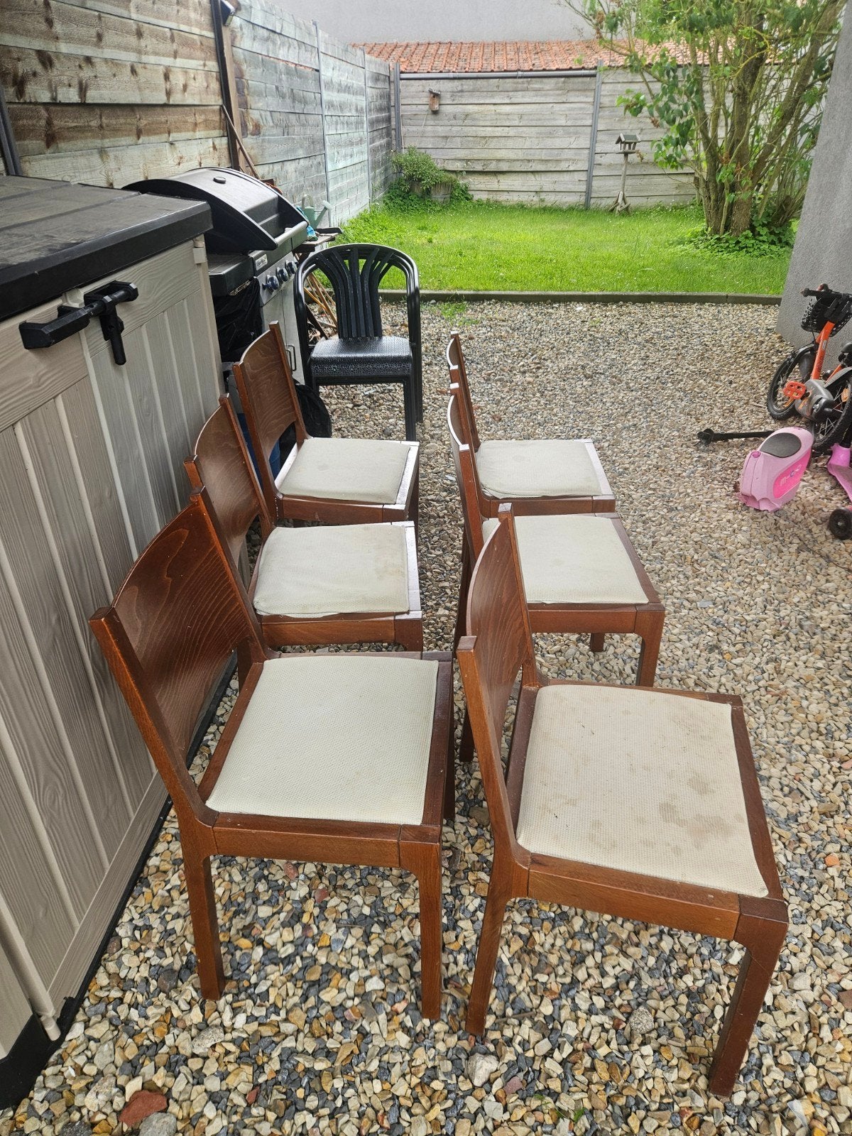 6 chaises a donner, Maison & Meubles, Accessoires pour la Maison | Autre, Enlèvement