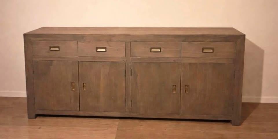Teak Kast, Huis en Inrichting, Kasten | Dressoirs, Ophalen, Zo goed als nieuw, Teakhout, Met deur(en)