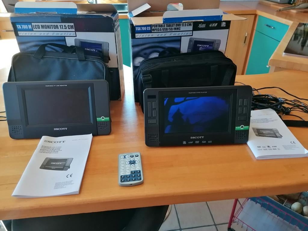 Double tablettes portables, Enlèvement