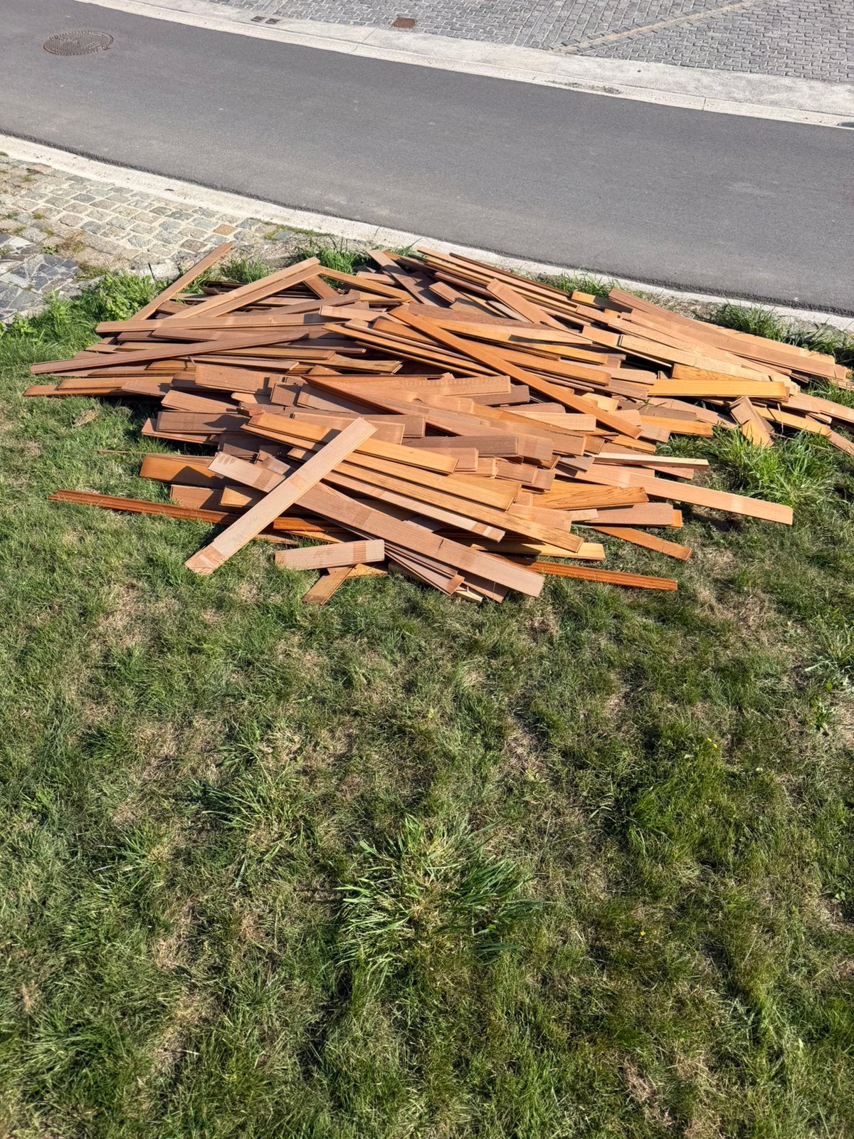 Droog hout, Ophalen
