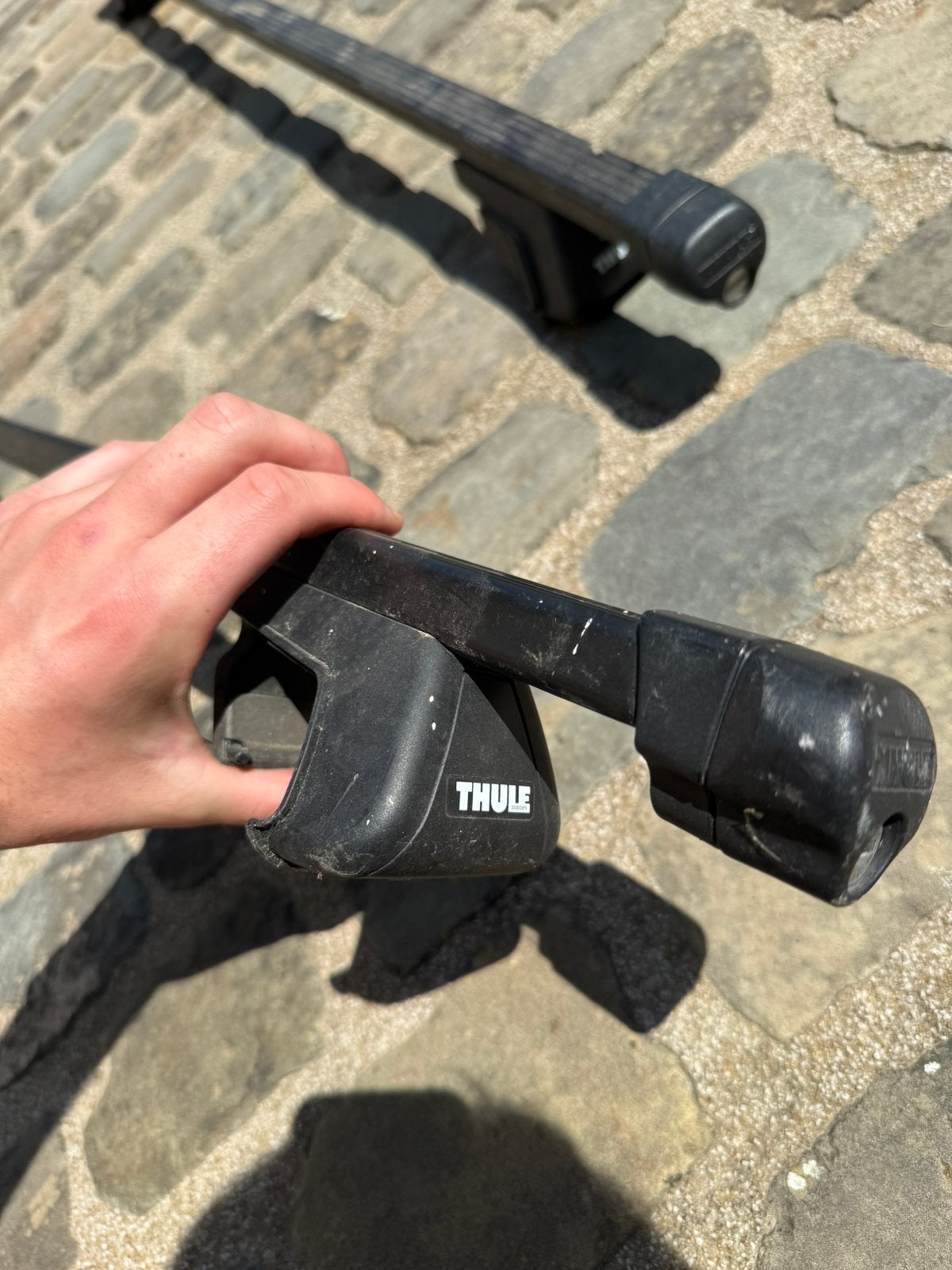 Thule squarebar evo, Ophalen, Gebruikt