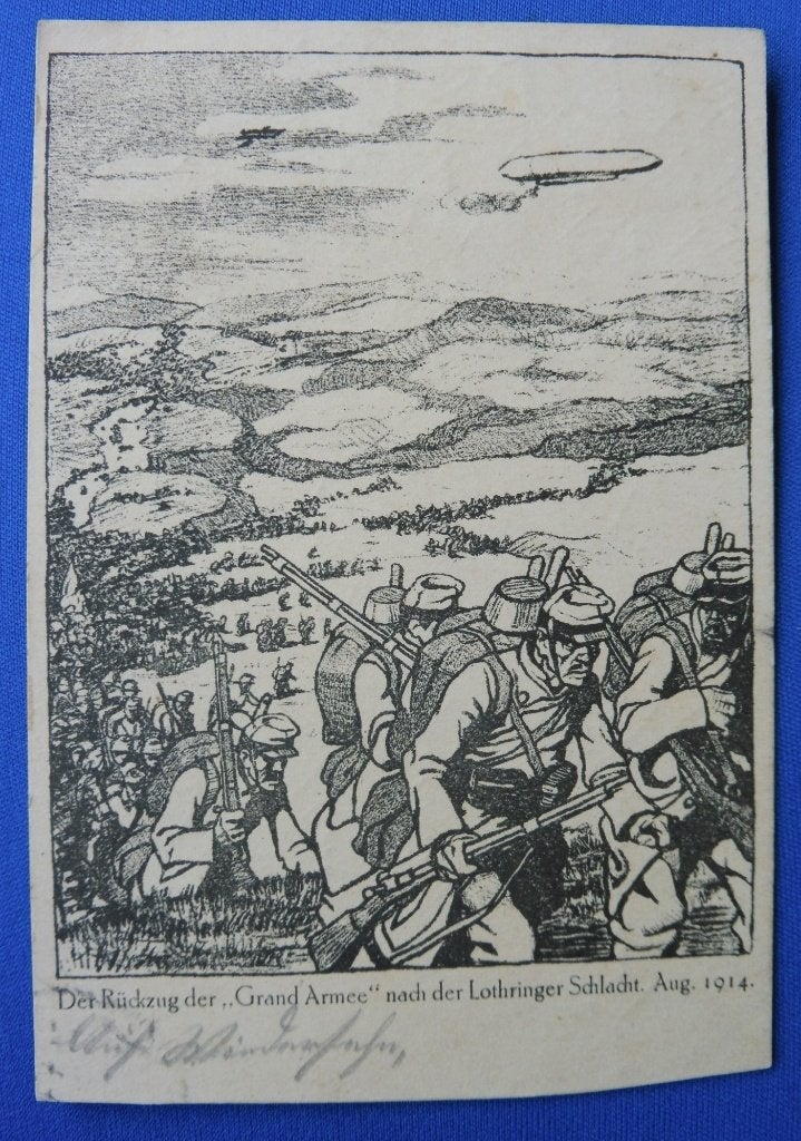 Duitse Veldpostkaart Eerste Wereldoorlog – Somme, 1916, Envoi, Armée de terre, Autres types