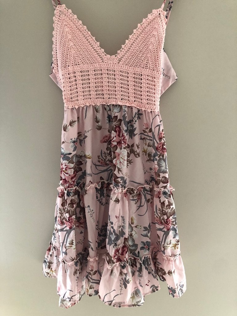 Robe rose Shein, Enlèvement, Comme neuf, Rose