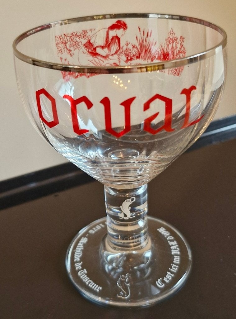 Orval - Saint-Servais - rouge/rood - 15cl (2), Ophalen of Verzenden, Zo goed als nieuw, Glas of Glazen, Overige merken