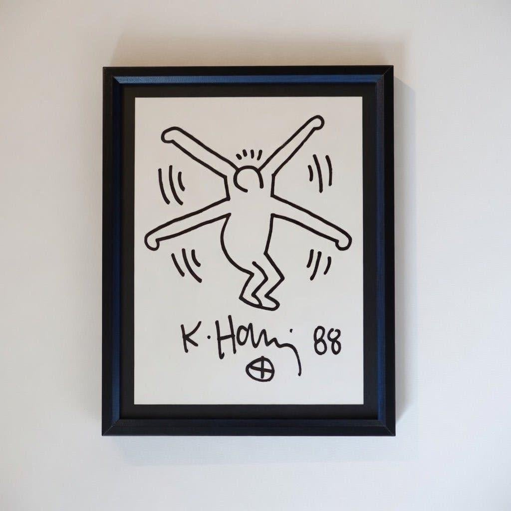 Haring K., Enlèvement ou Envoi, Abstrait, Autre technique