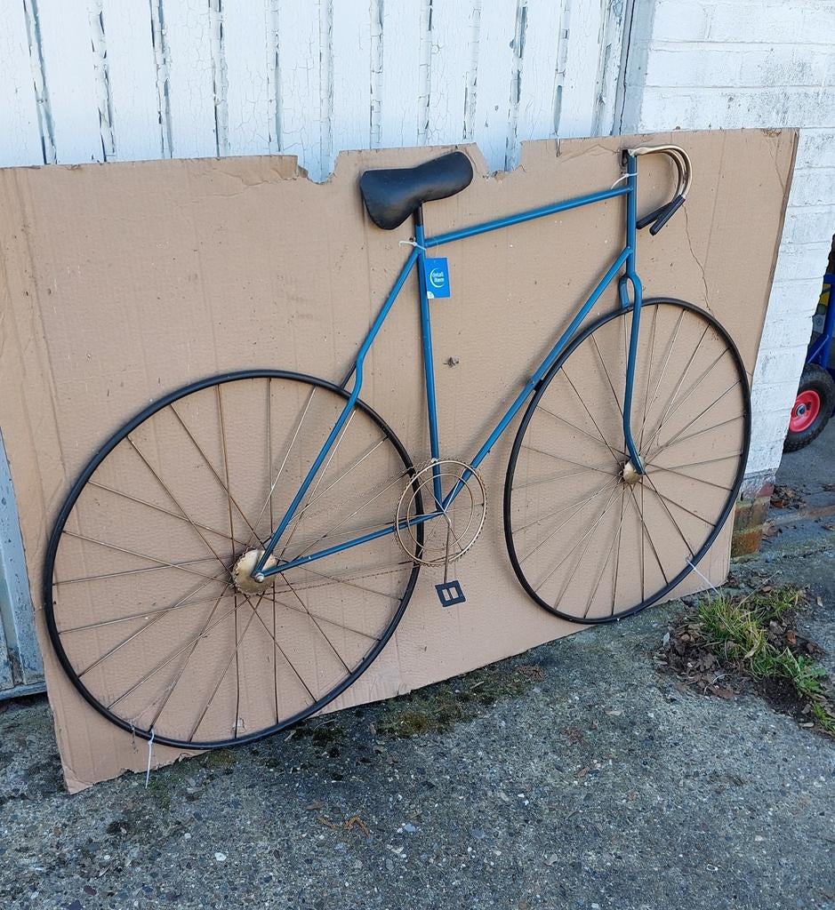 Grande Déco murale en métal... vélo, Enlèvement, Neuf