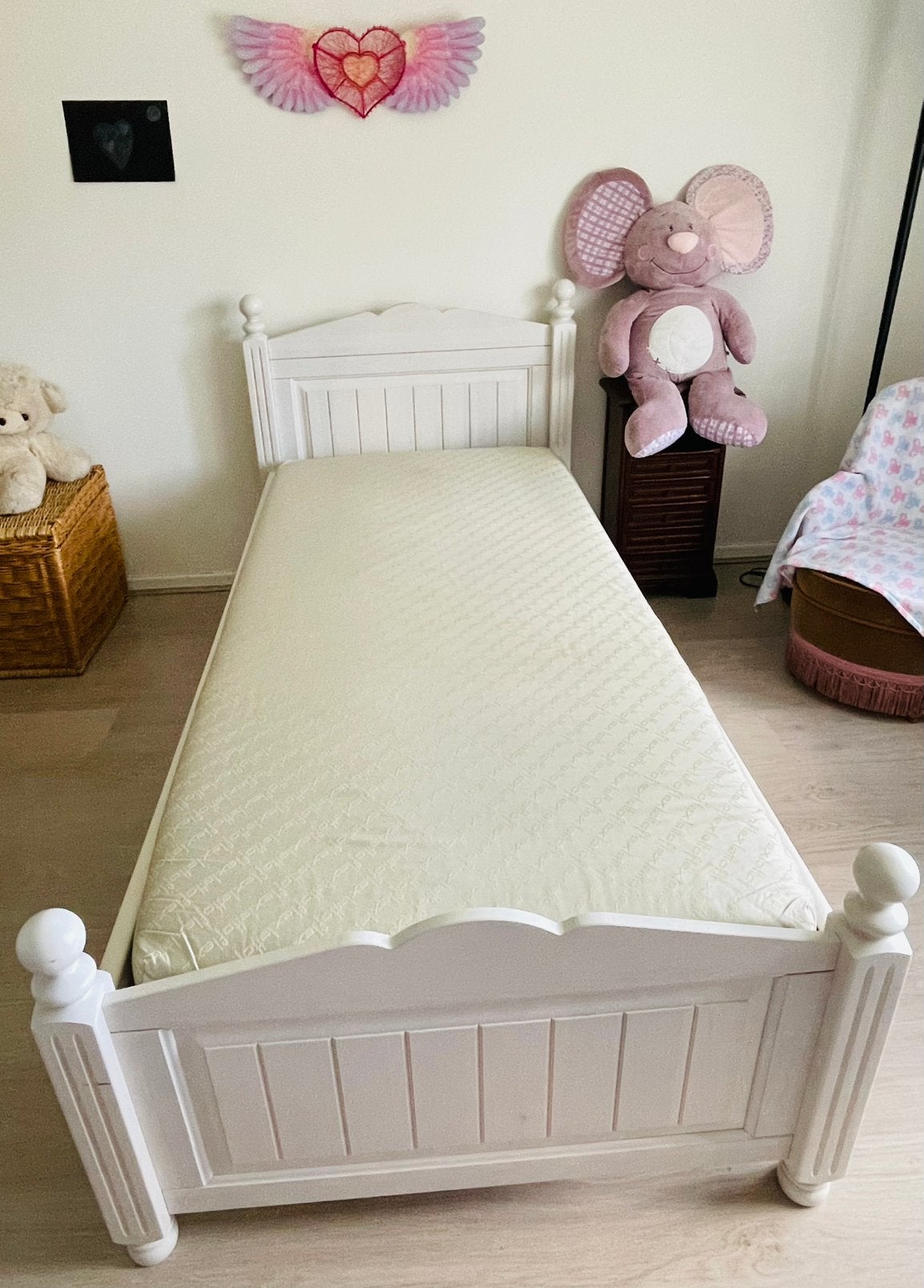 A Beersel: Lit + sommier Latoflex réglable +matelas Latoflex, 85 à 100 cm, Enlèvement, Matelas, 180 cm ou plus