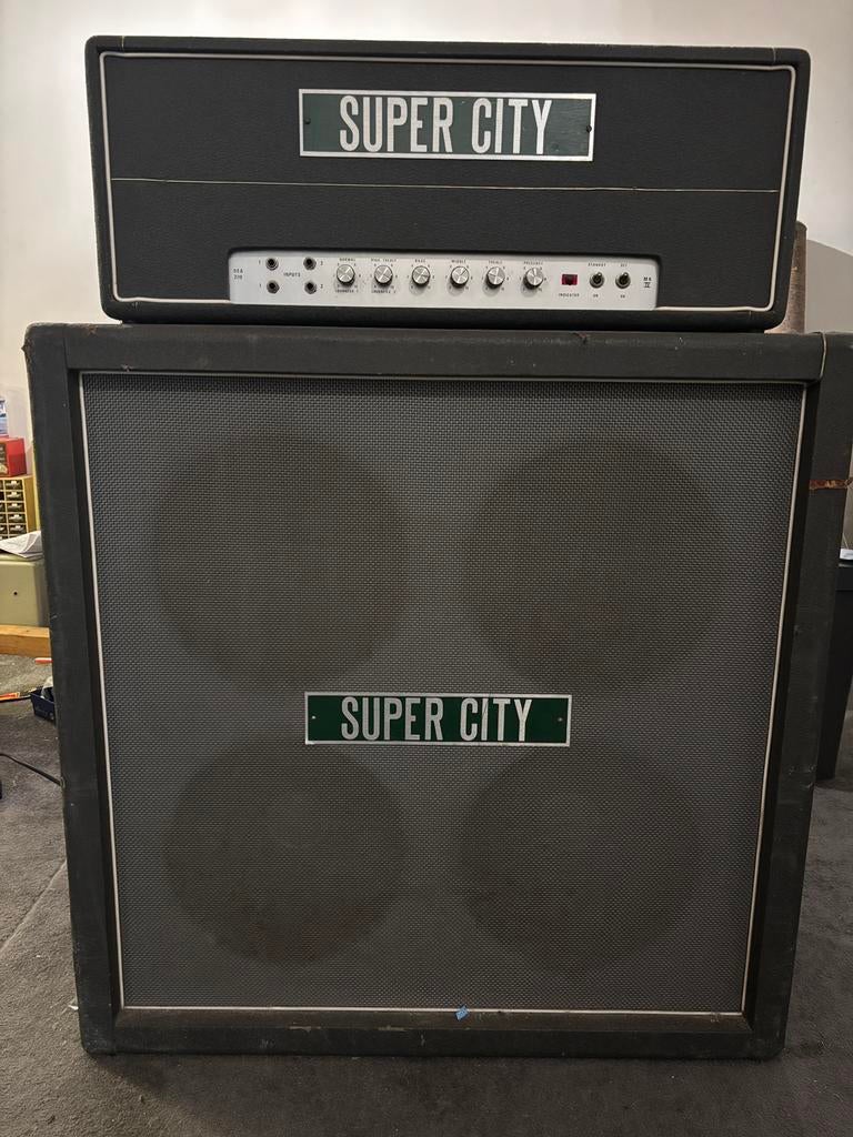 Super City DEA200 - Marshall 1959 Super lead specs, Muziek en Instrumenten, Ophalen, Zo goed als nieuw