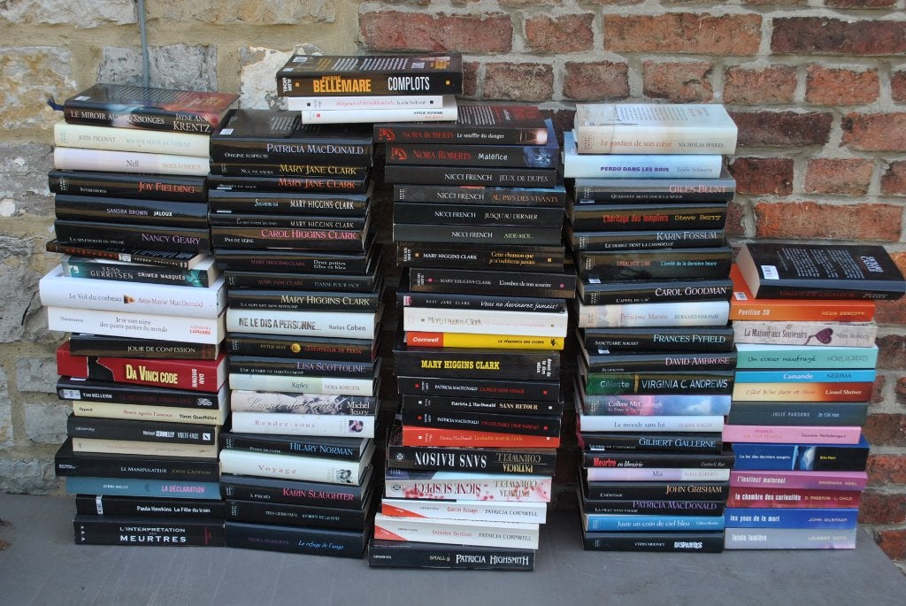 Lot de 96 romans policiers littérature Belgique Loisirs..., Livres, Enlèvement, Utilisé