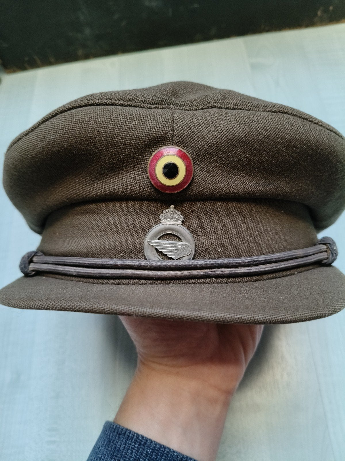 casquette armé belge abl de 1956, Ophalen, Gedragen, Pet
