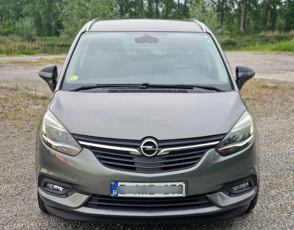 Opel Zafira 1.6 CDTi EU6b Facelift, modèle 203 000 km, excel, Autos, Argent ou Gris, Euro 6, Entreprise, Boîte manuelle