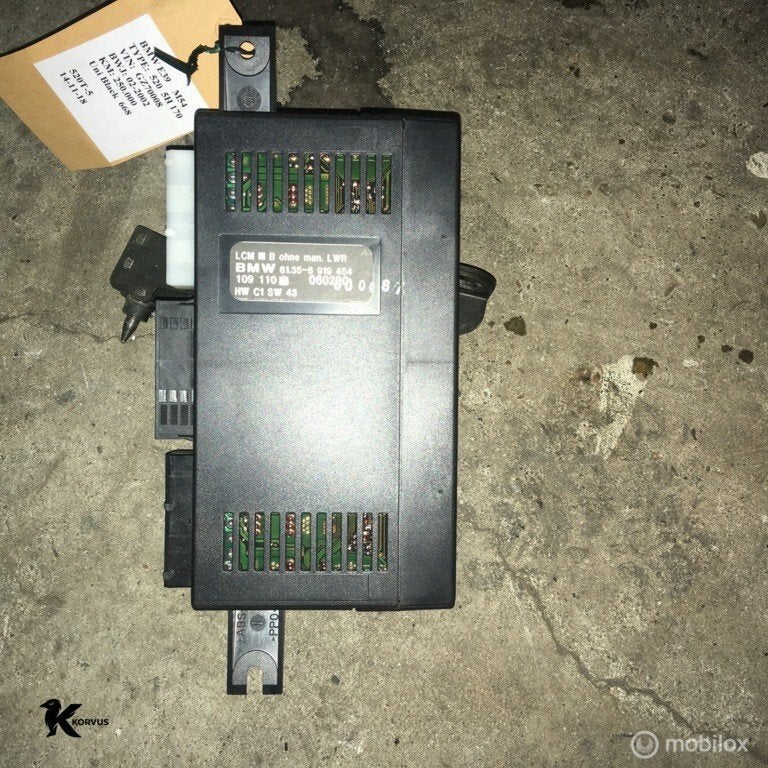 BMW E39,  5-serie  LCM  lichtmodule Lichtcomputer, Gebruikt, Ophalen of Verzenden, BMW, BMW