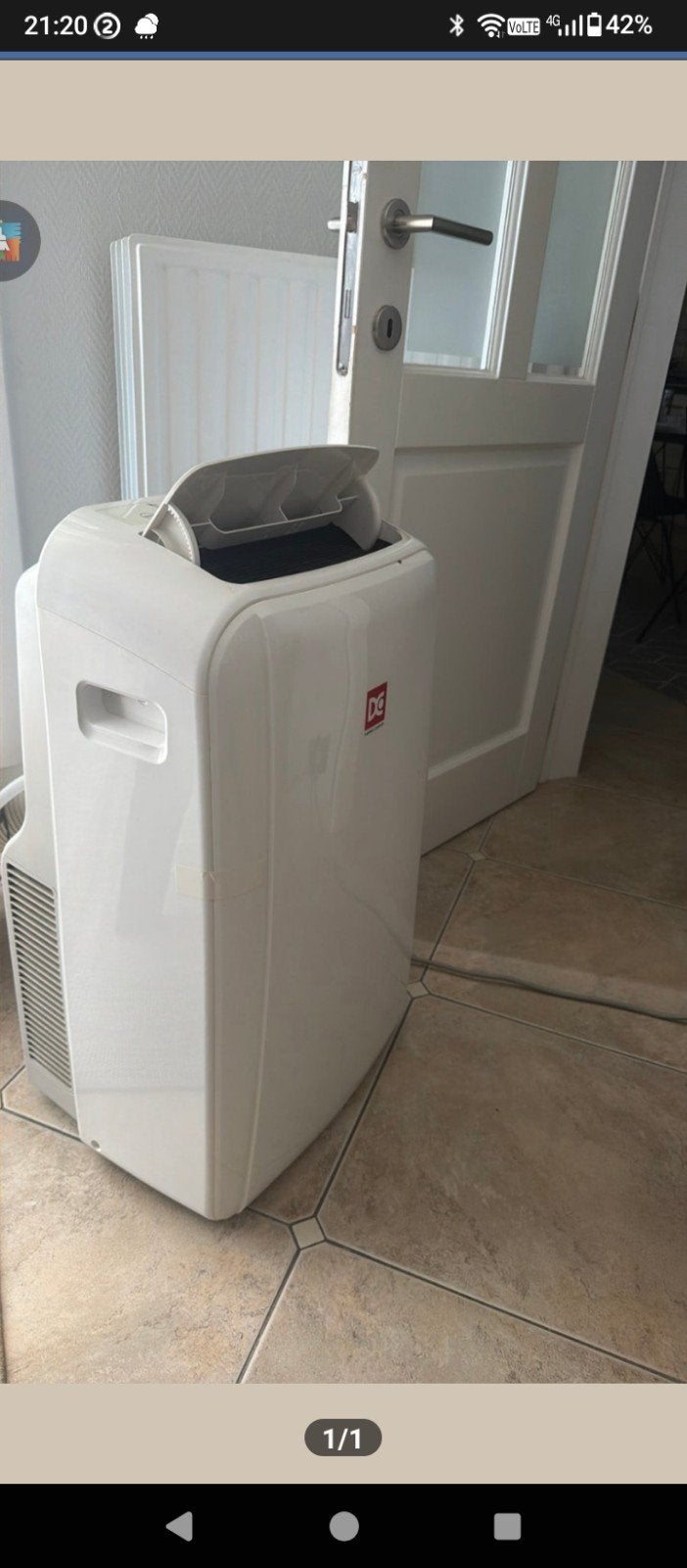 Climatisation mobile 12 000 btu. Prix fixe 500€. 2 ans., Enlèvement, Comme neuf, Climatiseur mobile, Télécommande