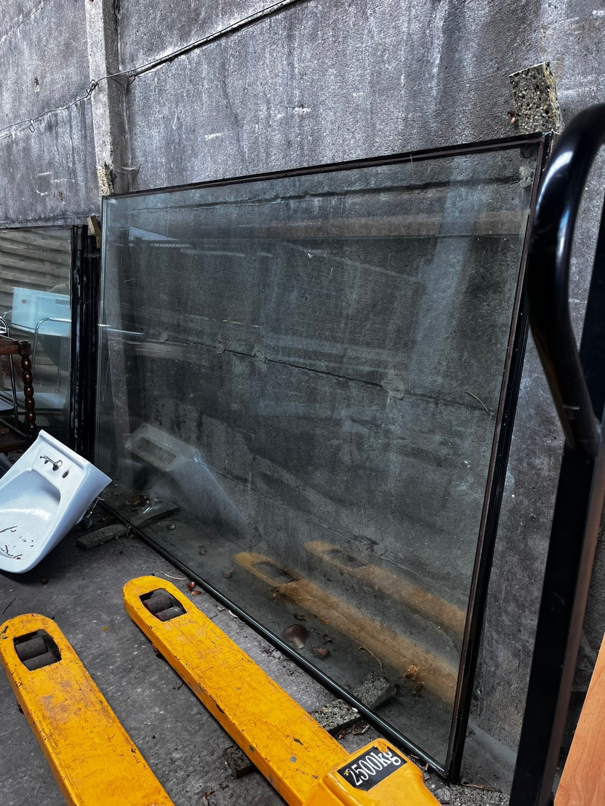 Glas van porte fenetre gratis, Ophalen, Gevelraam of Ruit, 120 tot 160 cm, Zo goed als nieuw