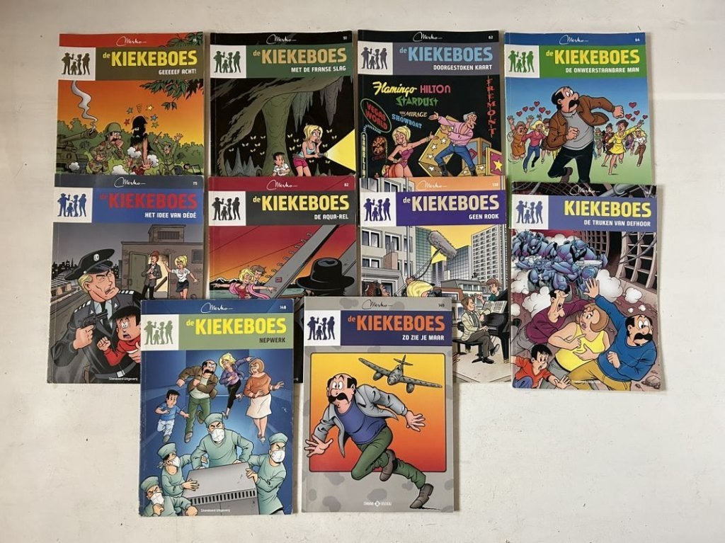 De Kiekeboes strips, Plusieurs BD, Enlèvement ou Envoi, Utilisé