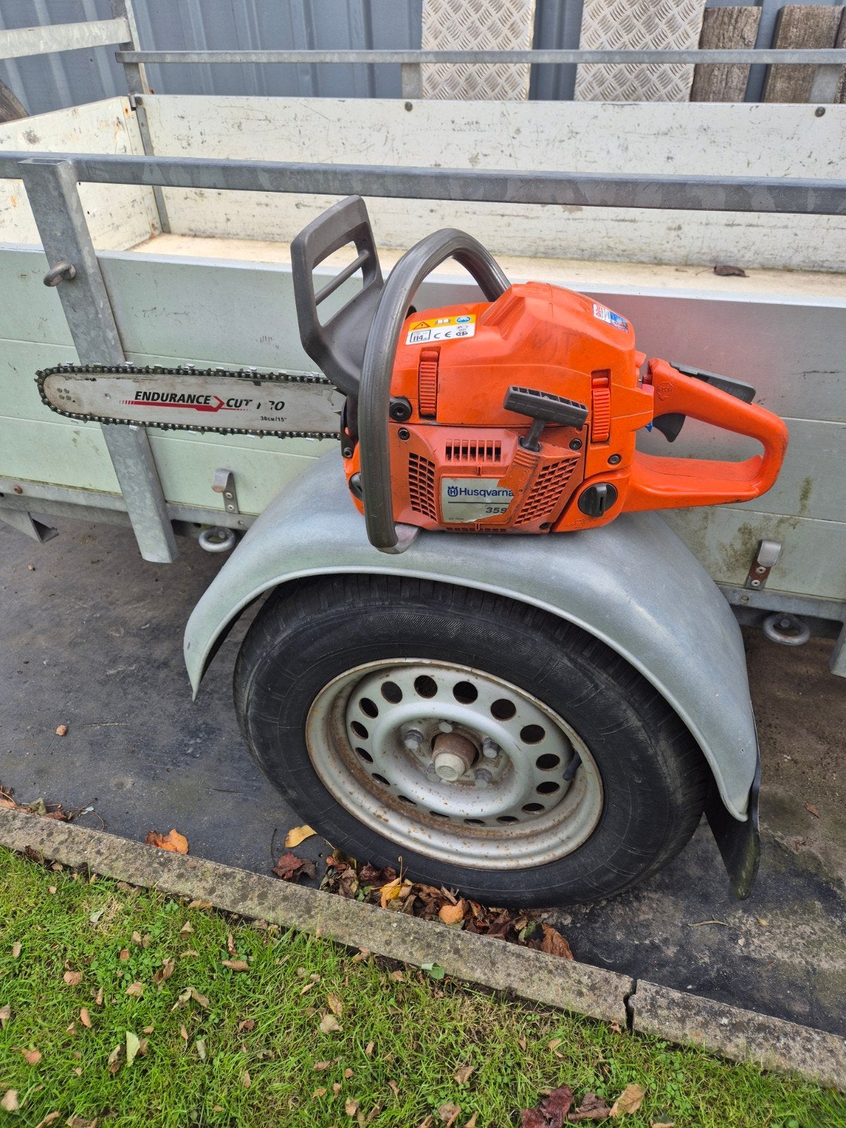 Husqvarna 359 kettingzaag. 59cc 3,9pk, Tuin en Terras, Ophalen, Zo goed als nieuw, Husqvarna