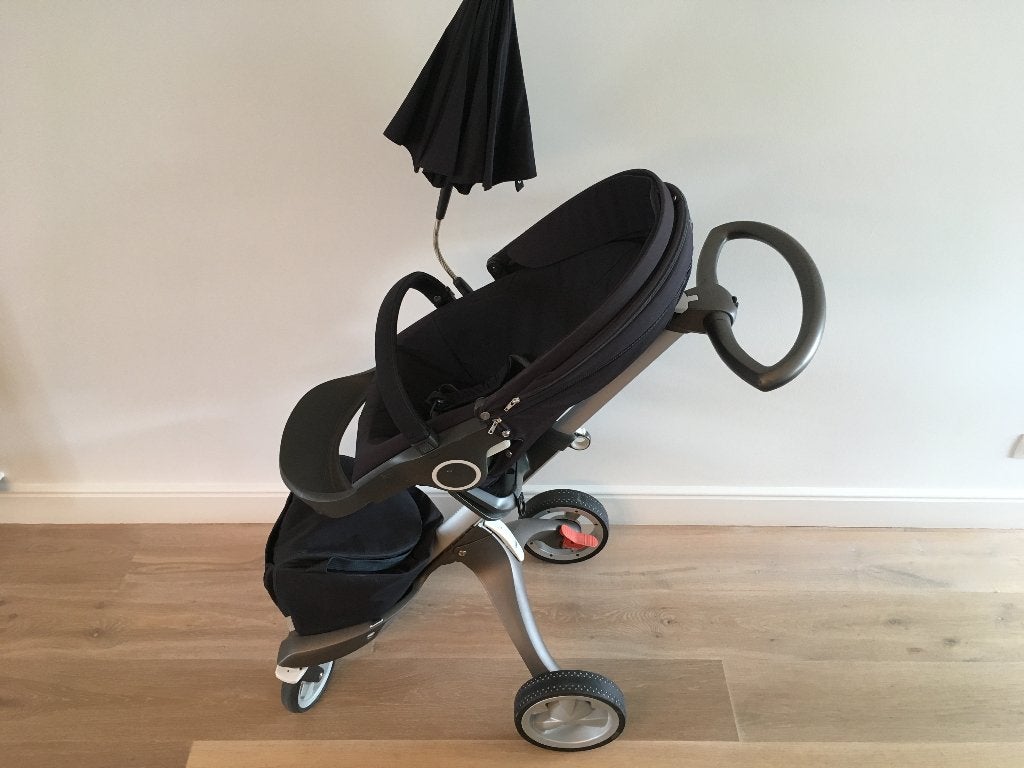 Kinderwagen Stokke, Gebruikt, Verstelbare duwstang, Ophalen, Kinderwagen