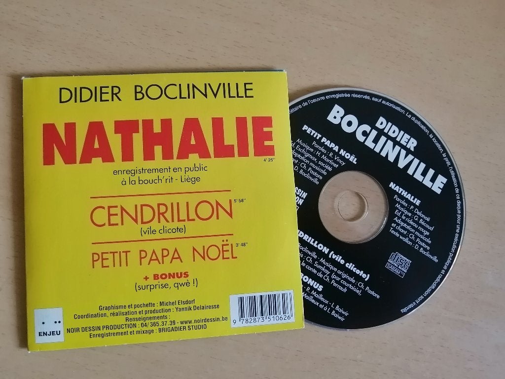 CD humour wallon de Didier Boclinville : Nathalie, CD & DVD, CD | Humour & Cabaret, Enlèvement ou Envoi