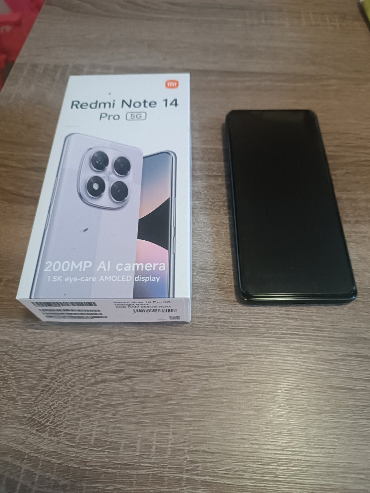 Xiaomi Redmi Note 14 Pro 5G 256 Go, âgé d'une semaine, Télécoms, 256 GB, Enlèvement