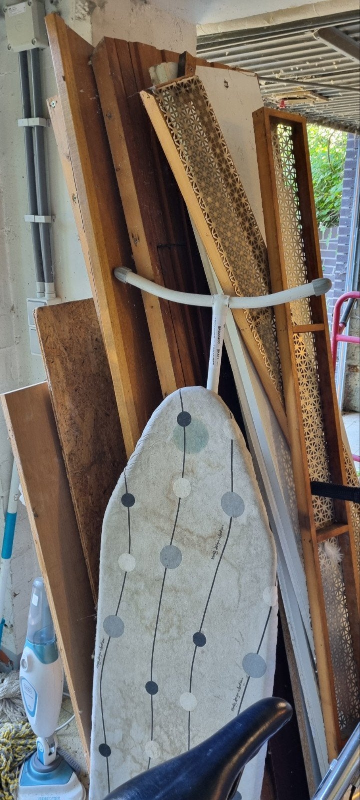 Planche à repasser en bois et évier avec planche, Enlèvement
