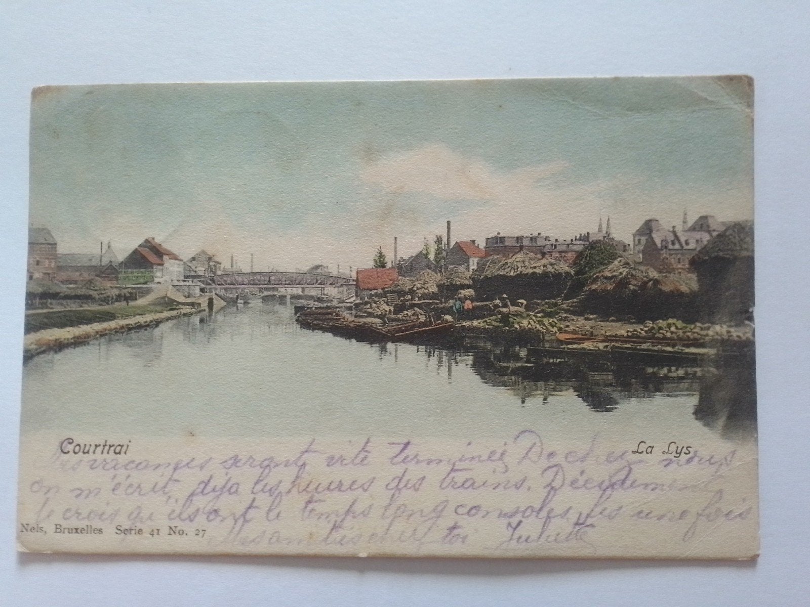 COURTRAI 1905 COURTRAI LA LYS, Envoi, Avant 1920, Affranchie, Flandre Occidentale