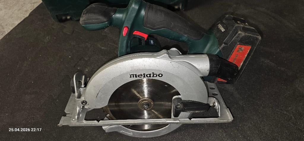 Cirkelzaag Metabo LTX, Ophalen, Cirkelzaag, 600 tot 1200 watt, Zo goed als nieuw