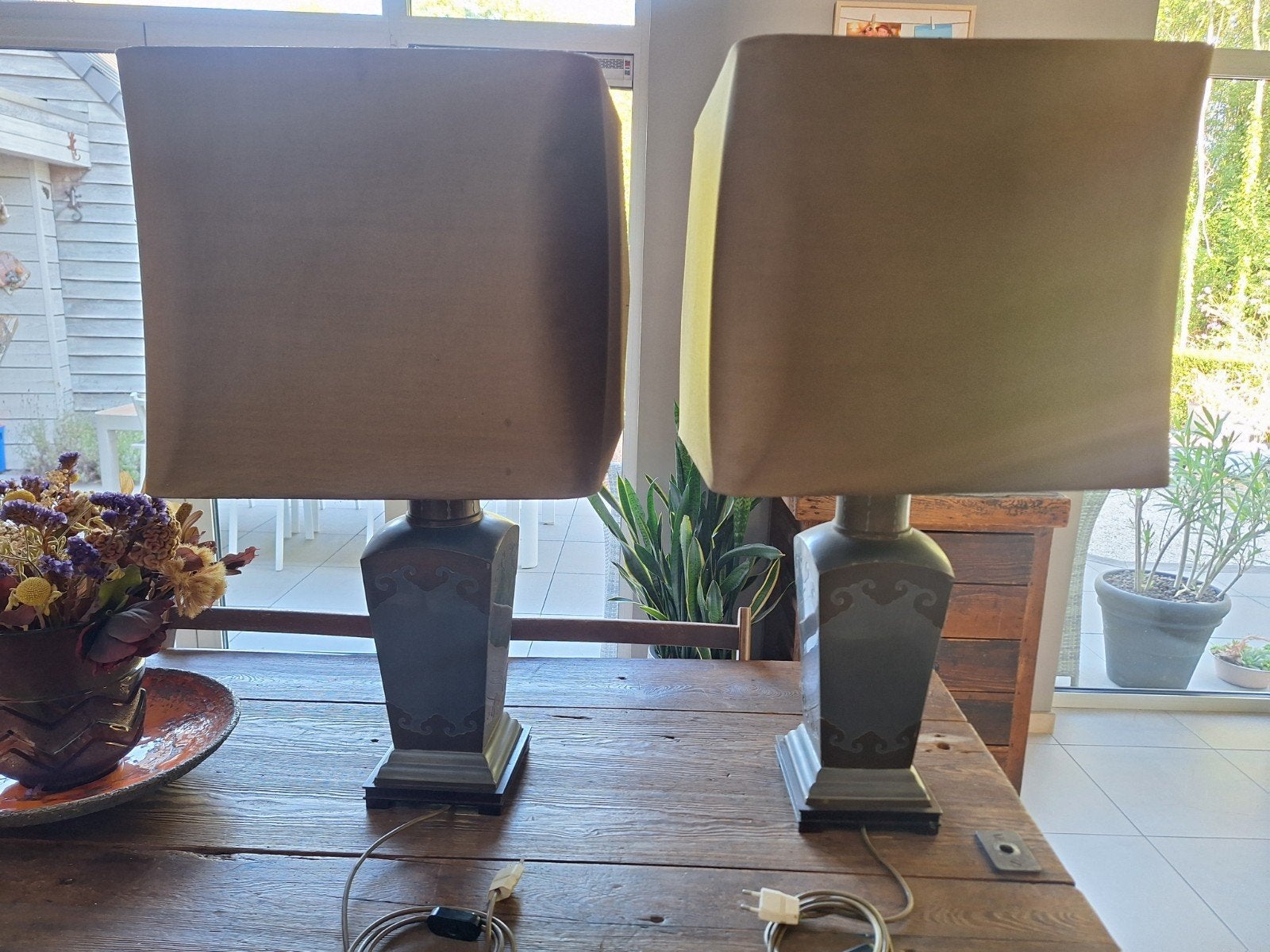 vintage tafellampen, Antiek en Kunst, Ophalen of Verzenden