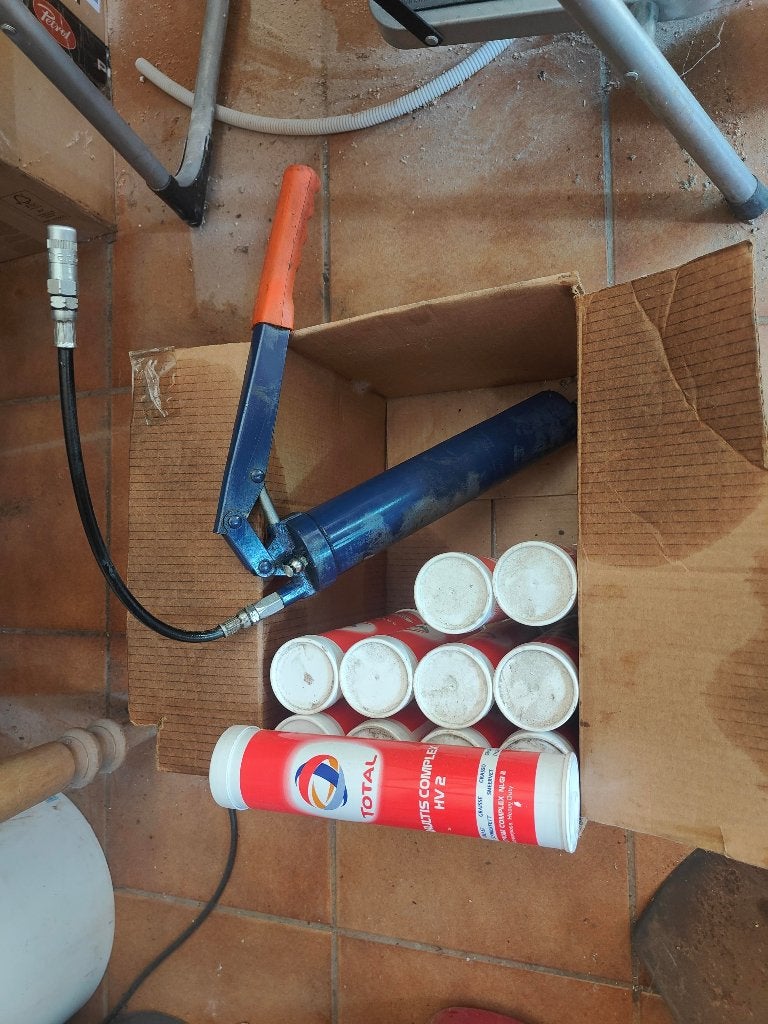 Vetspuit + 13 tubes Total smeervet, Auto diversen, Onderhoudsmiddelen, Ophalen