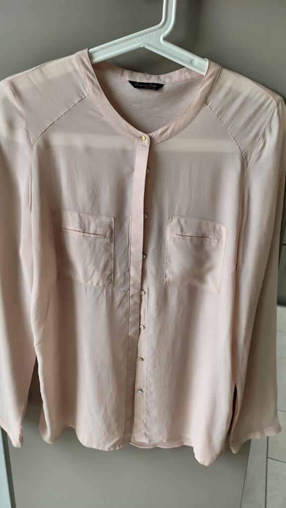 Bloes "Massimo dutti" roze, Kleding | Dames, Blouses en Tunieken, Massimo dutti, Ophalen of Verzenden, Zo goed als nieuw, Roze