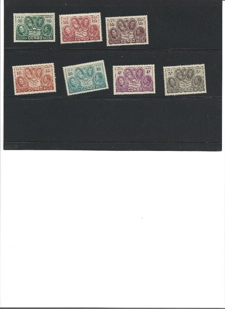 postzegels Belgisch Congo 185/191, Ophalen of Verzenden, Postfris