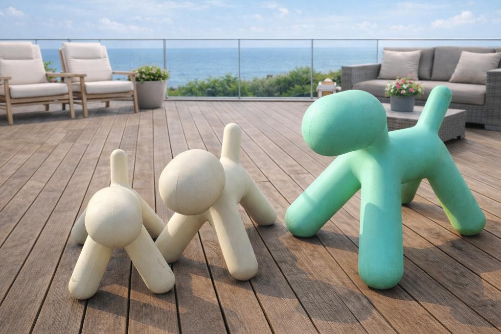 Magis Puppy — Eero Aarnio — chiens de créateurs (3 pièces), Enlèvement
