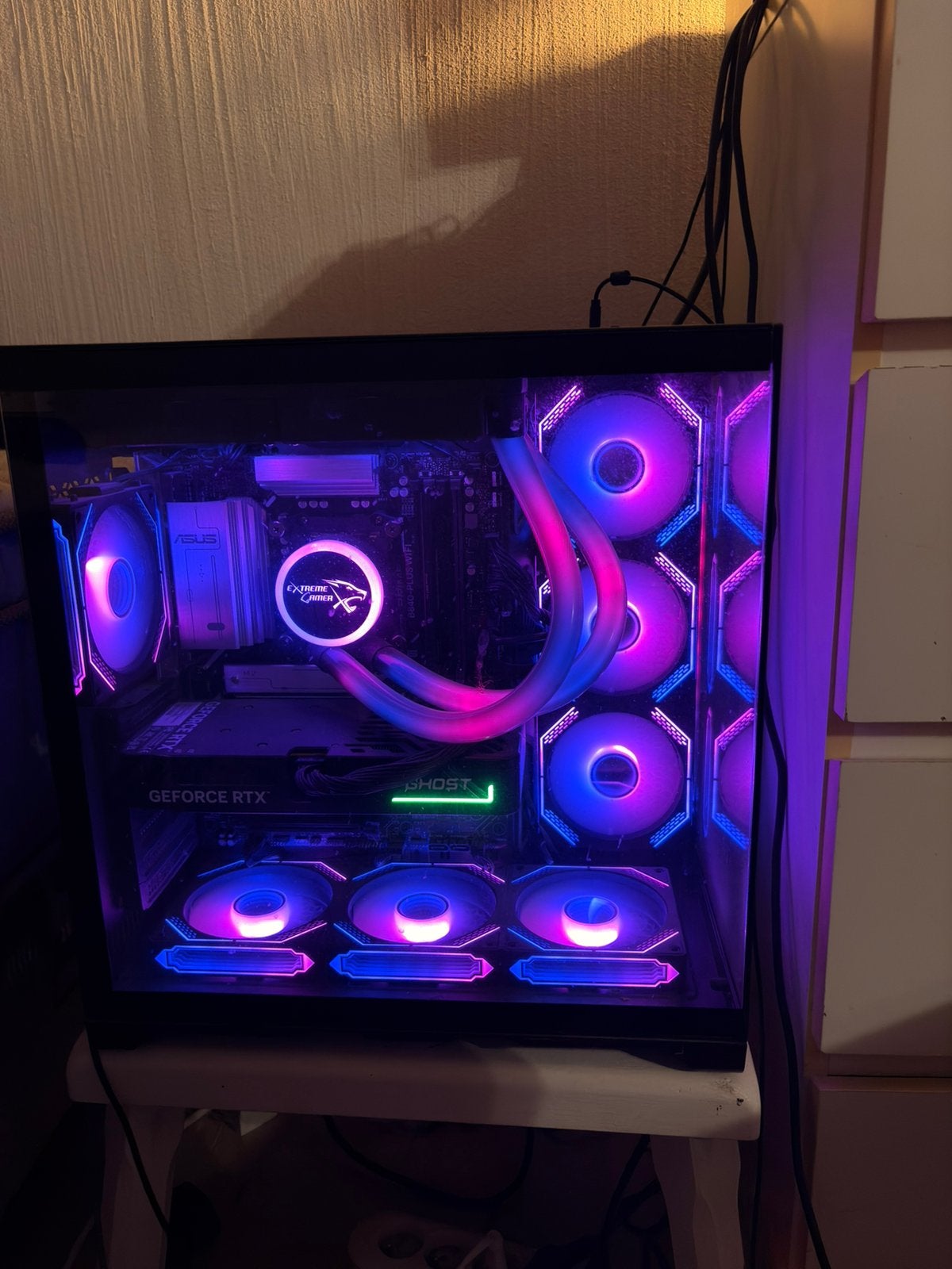 Gaming Setup | GeForce RTX RGB Waterkoeling, Computers en Software, Ophalen of Verzenden, Zo goed als nieuw, Gaming