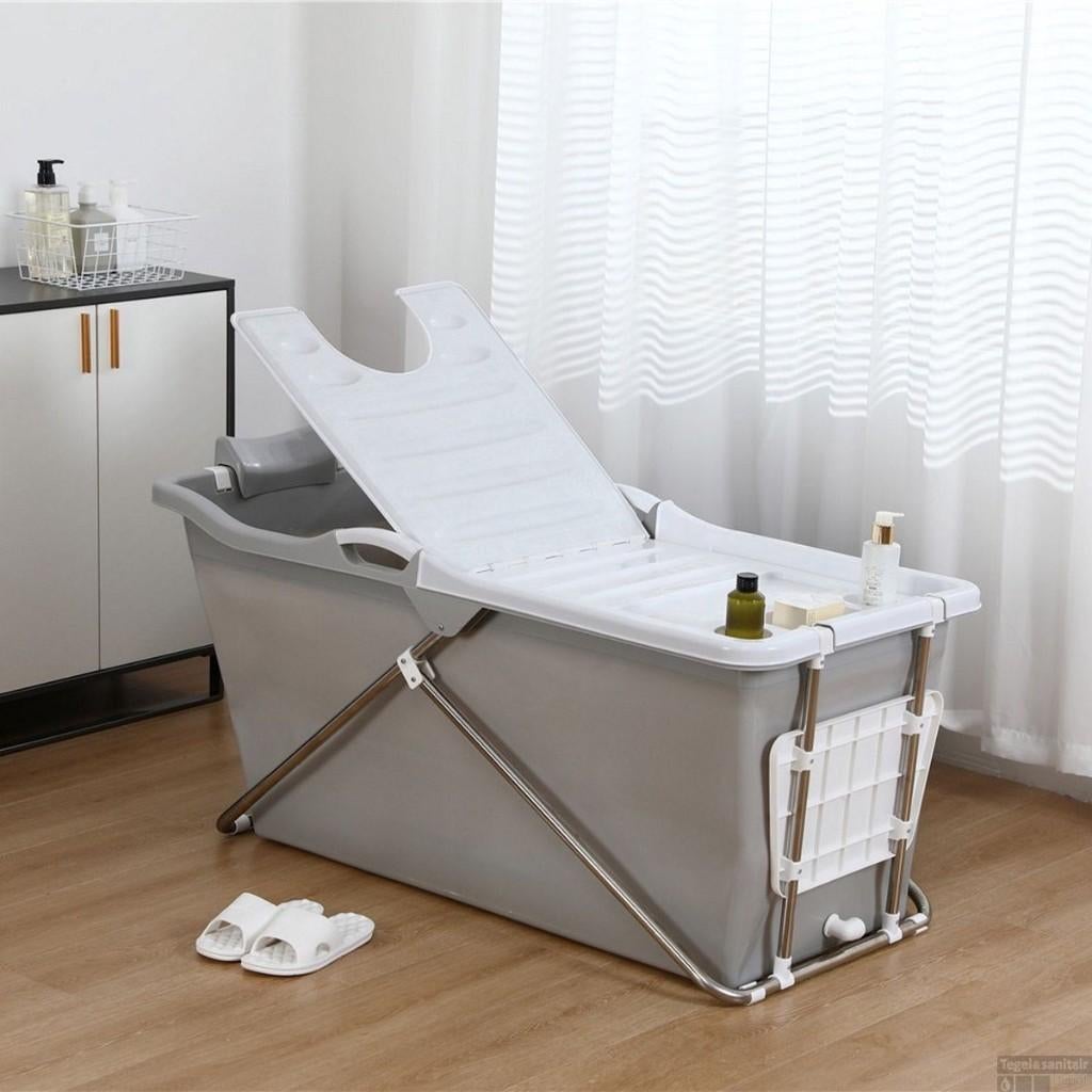 Baignoire pliable - Seau de bain 2.0 - BLANC, Enlèvement, Comme neuf, Avec baignoire