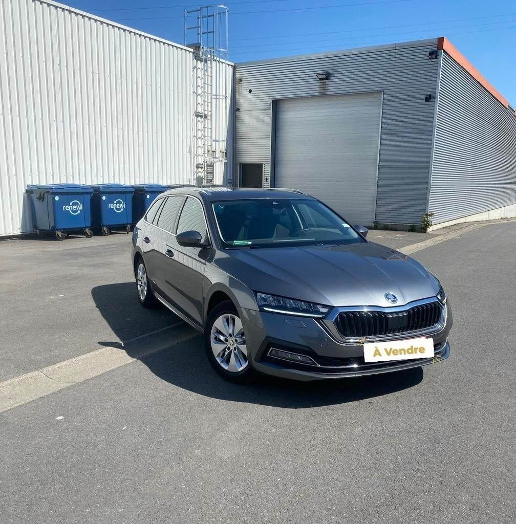 Škoda Octavia Combi 2.0 TDI 115ch DSG, Autos, Skoda, Argent ou Gris, Achat, Euro 6, Noir