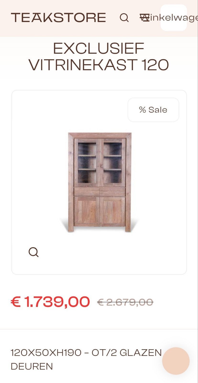Massieve barkast & dressoir te koop, Huis en Inrichting, Ophalen, Teakhout, Met lade(s), Landelijk