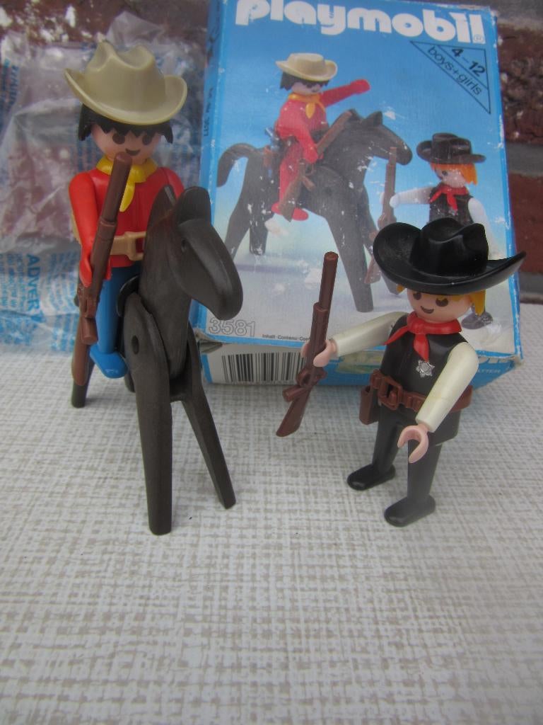 Playmobil vintage cowboyset 3581,compleet + originele doos, Kinderen en Baby's, Speelgoed | Playmobil, Ophalen of Verzenden