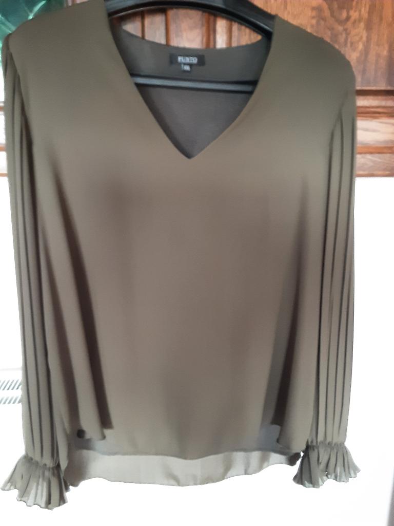Kakikleurige bloes maat XXL PUNTO, Kleding | Dames, Blouses en Tunieken, Ophalen, Nieuw, Maat 46/48 (XL) of groter, Overige kleuren