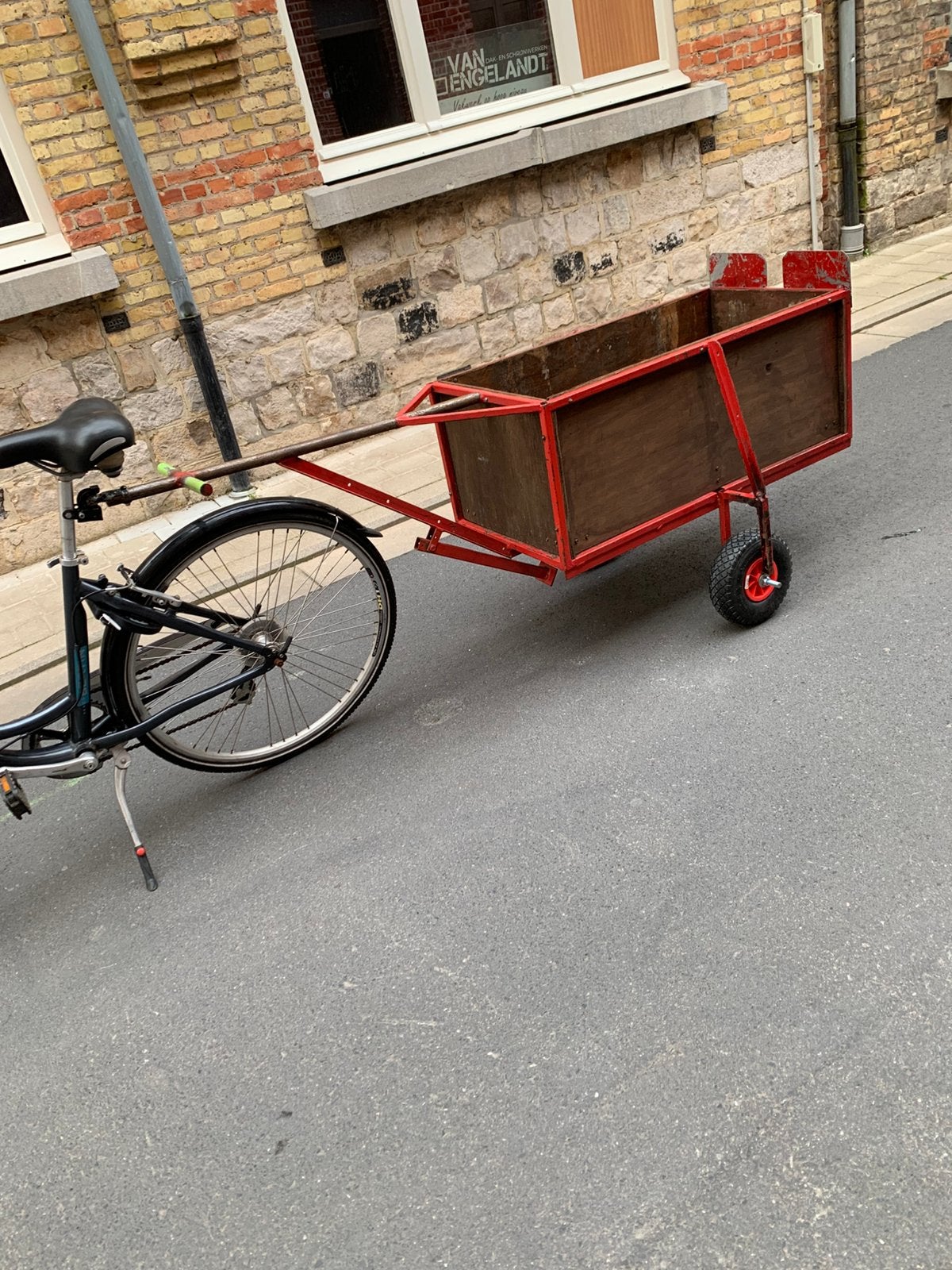 Fietskar / viskar in goede staat, Fietsen en Brommers, Fietsaccessoires | Aanhangwagens en Karren, Ophalen, Gebruikt, Overige typen