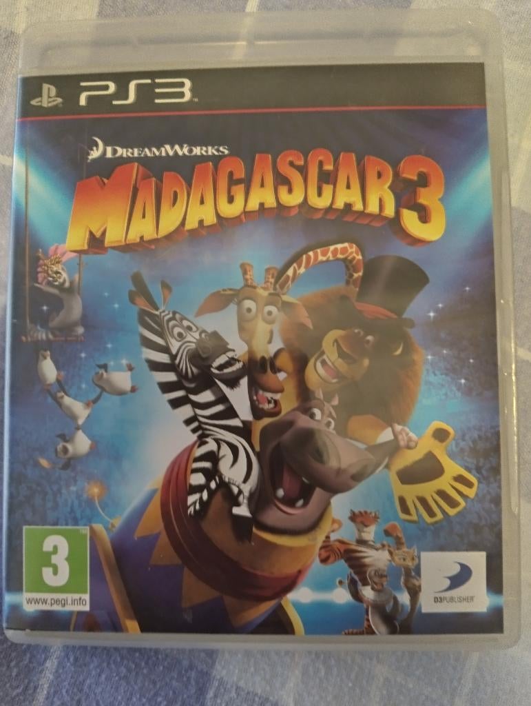 Madagascar 3 PS 3, Games en Spelcomputers, Games | Sony PlayStation 3, Ophalen, Zo goed als nieuw, Avontuur en Actie, Vanaf 7 jaar