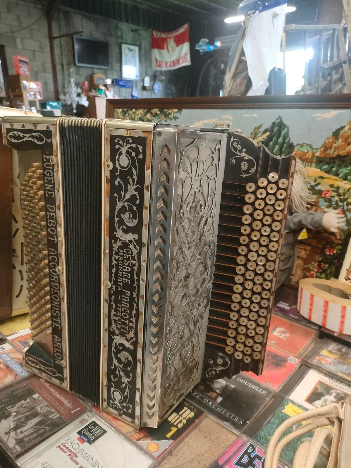 Accordéon, Enlèvement