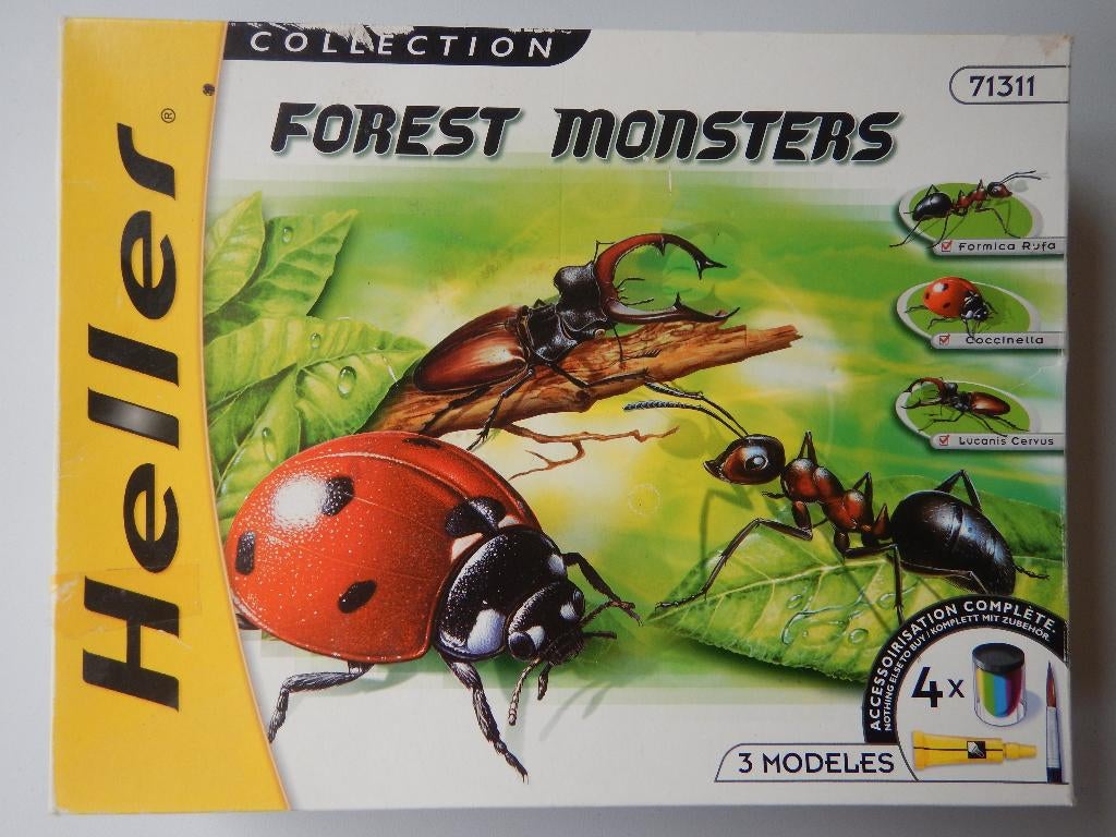 Heller FOREST MONSTERS, Ophalen of Verzenden, Zo goed als nieuw, Groter dan 1:35, Figuur of Figuren