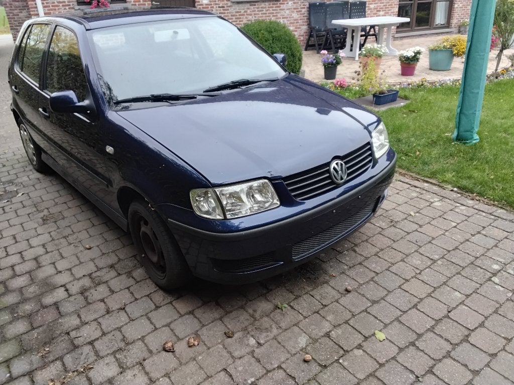 volkswagen polo 6N2 1.4TDI, Auto's, Stof, Zwart, Blauw, Particulier