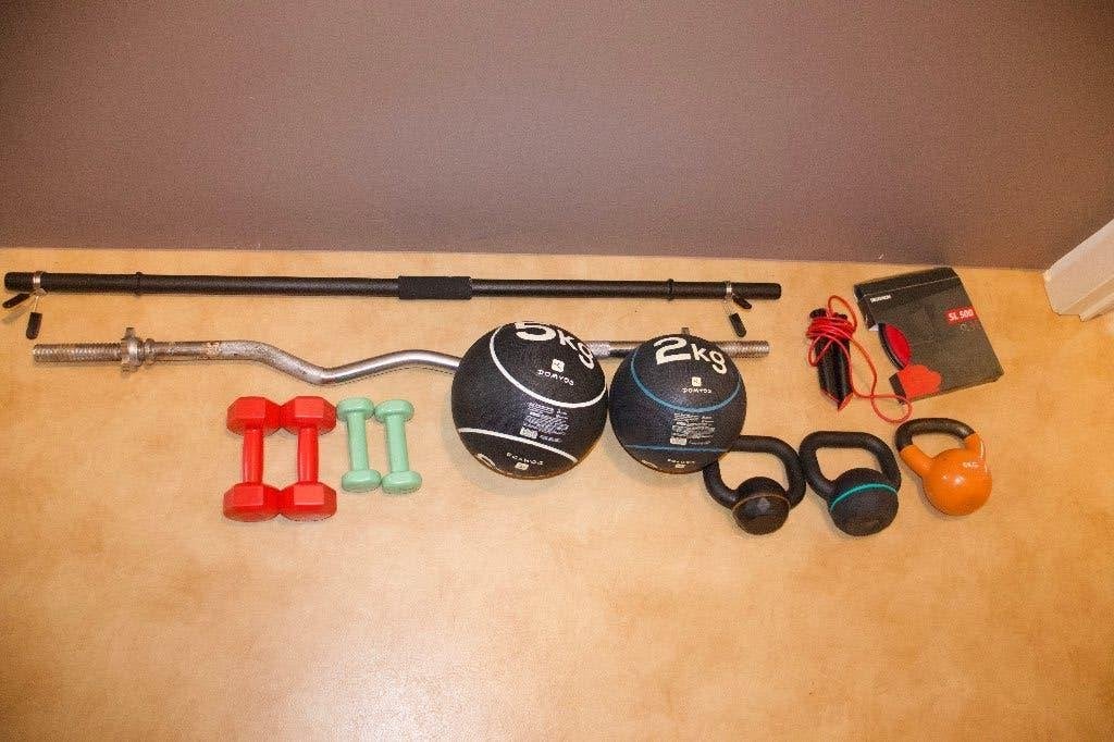 Opruiming Fitness Materiaal, Sport en Fitness, Ophalen, Gebruikt, Benen, Halterschijven